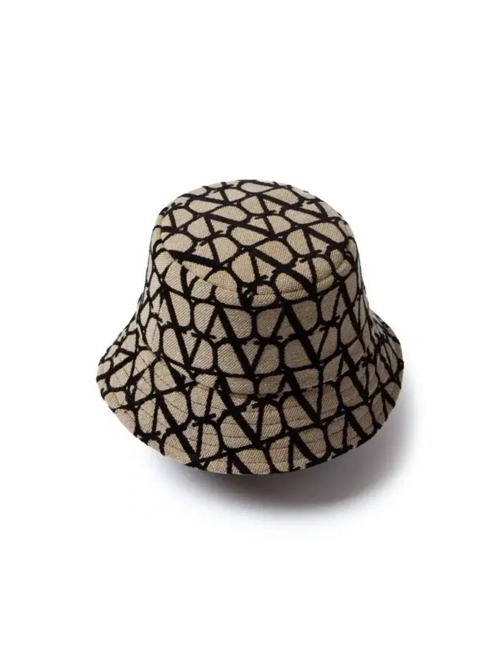 Valentino Beige and Black Bucket Hat
